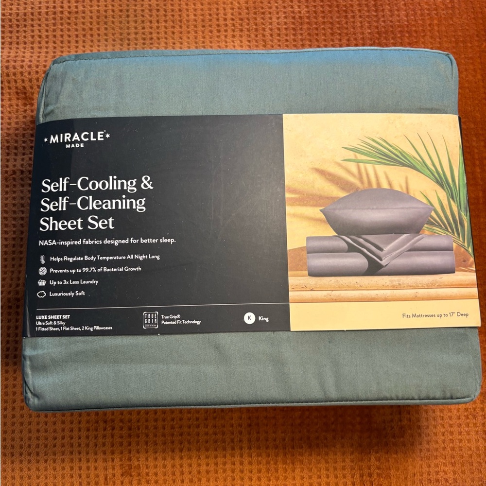 Miracle Self-Cooling Sheet Set - Green